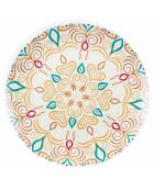 6 mehrfarbige Obstteller