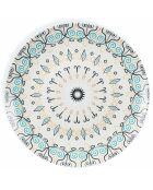 6 mehrfarbige Obstteller