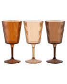 12 plastic chocoladewijnglazen van Unico - 40 cl