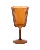 12 plastic chocoladewijnglazen van Unico - 40 cl