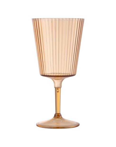 12 plastic chocoladewijnglazen van Unico - 40 cl