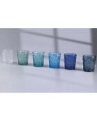 6 Verres Marrakech bleus - 32 cl