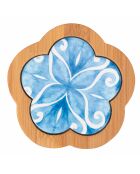 6 blauwe Aquazul keramische tegels - 10x9.5 cm