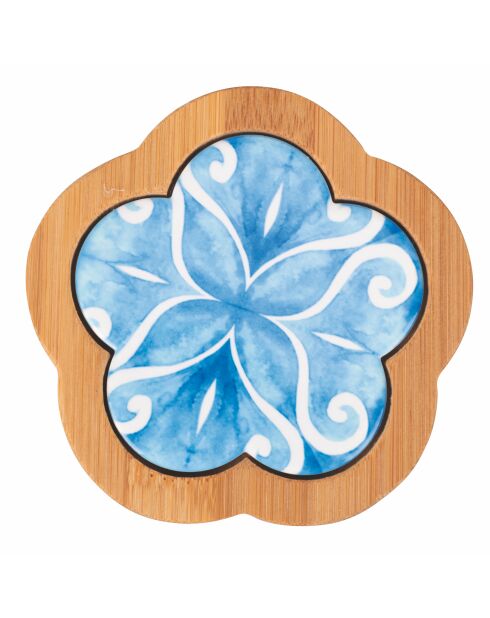 6 blauwe Aquazul keramische tegels - 10x9.5 cm