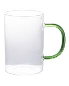 12 Tasses en Verres multicolores/transparent - 37 cl