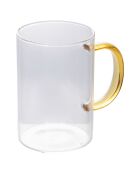 12 Tasses en Verres multicolores/transparent - 37 cl