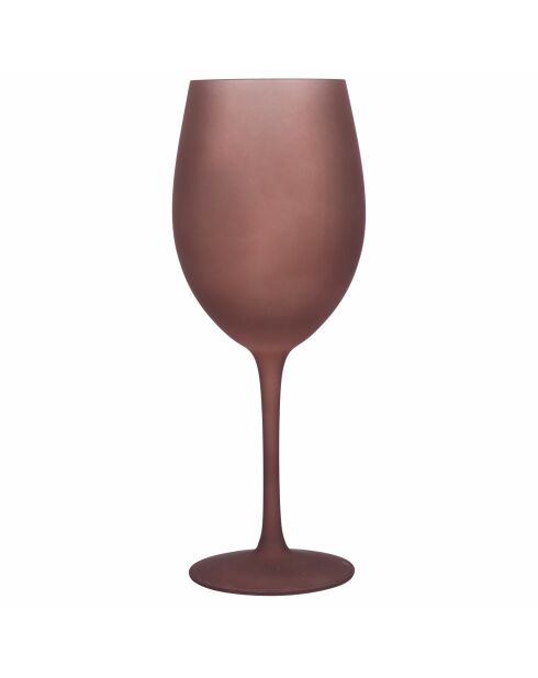 6 bruine Happy Hour-wijnglazen - 65 cl