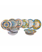 La Tradizione mehrfarbiges Tafelset, 18-teilig