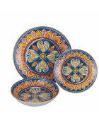 La Tradizione mehrfarbiges Tafelset, 18-teilig