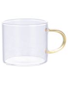 12 tasses à café en Verre transparentes - 90 ml