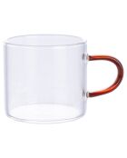 12 tasses à café en Verre transparentes - 90 ml