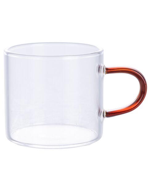 12 tasses à café en Verre transparentes - 90 ml
