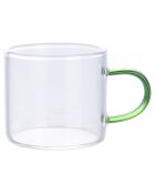 12 tasses à café en Verre transparentes - 90 ml