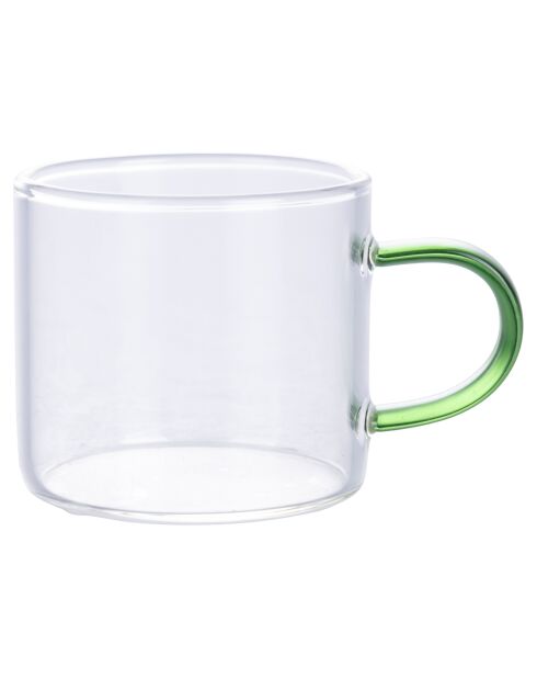 12 tasses à café en Verre transparentes - 90 ml