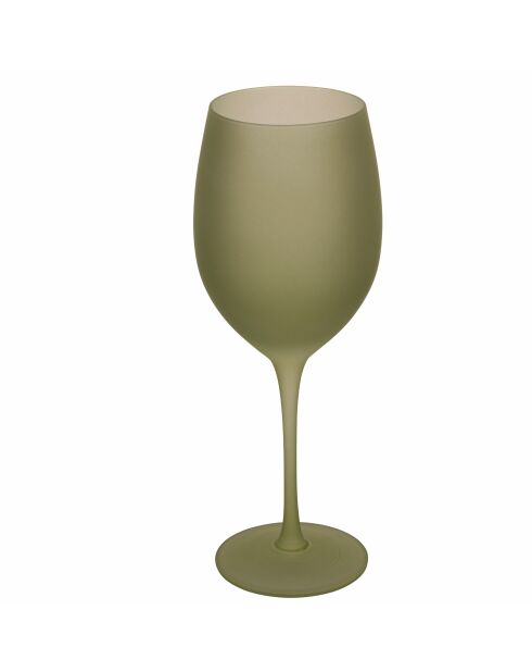 6 groene Happy Hour wijnglazen - 65 cl