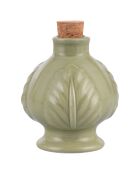 6 Petits flacons assortis tons verts - 12 cl