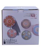 Casablanca Geschirrset aus mehrfarbigem Porzellan, 18-teilig