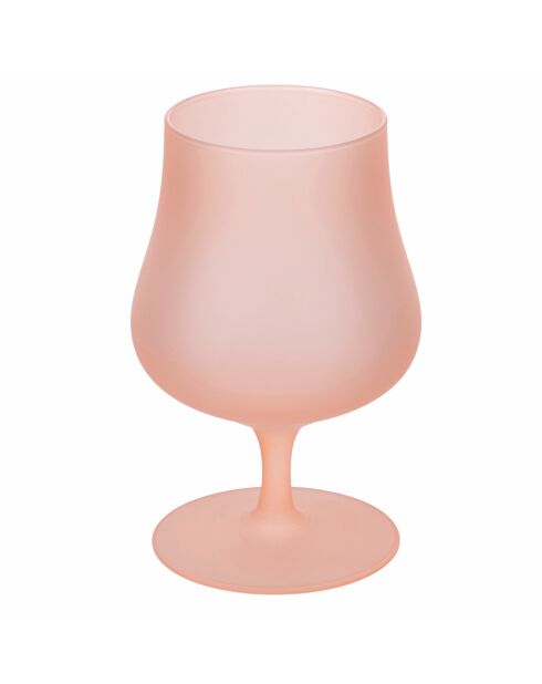 6 roze/paarse Provençaalse likeurglazen - 26 cl