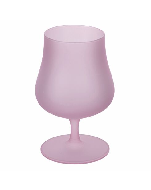 6 roze/paarse Provençaalse likeurglazen - 26 cl