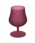 6 rosa/lila Provence-Likörgläser - 26 cl