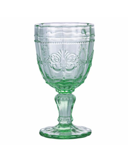 4 groene Syrah-wijnglazen - 26 cl