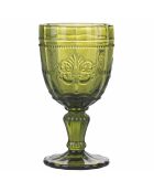 4 groene Syrah-wijnglazen - 26 cl