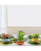 4 groene Syrah-wijnglazen - 26 cl