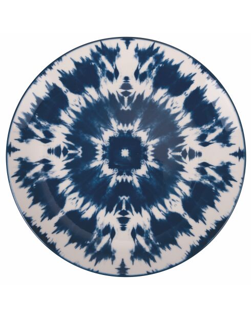 18-delige blauwe dinerset