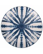 18-teiliges blaues Tafelset