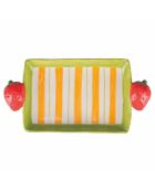 Fruit Life mehrfarbige Schale - 22x11x3,5 cm