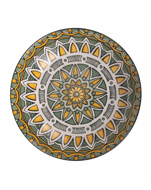 Maya porseleinen dinerset veelkleurig - 18 stuks