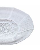 6 transparente Untertassen aus imperialem Glas - D.15,5 cm