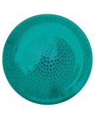 6 mehrfarbige Marea Kunststoffteller - D.33 cm