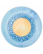 6 mehrfarbige Marea Kunststoffteller - D.33 cm