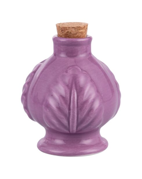 6 kleine, verschiedene lila Flaschen - 12 cl