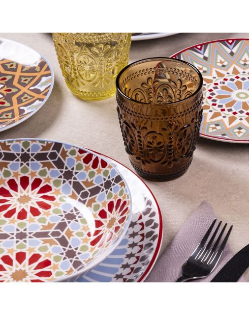 6 Verres Imperial Shades chocolat - 30 cl