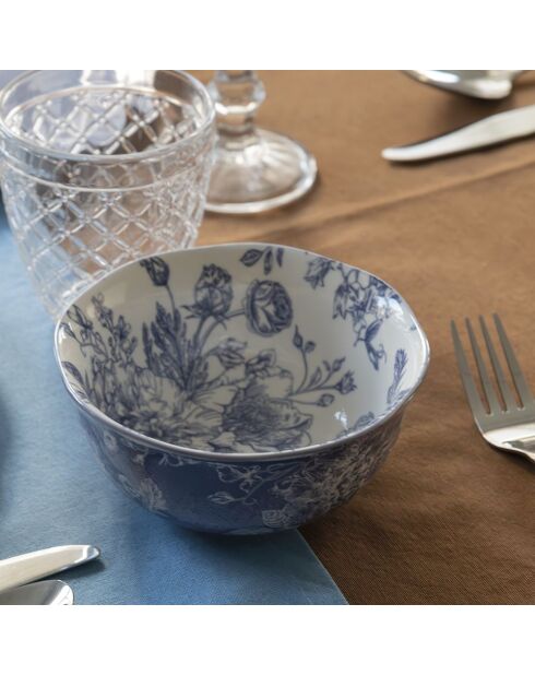 3 Bols Fleurette lilas - D.14 cm