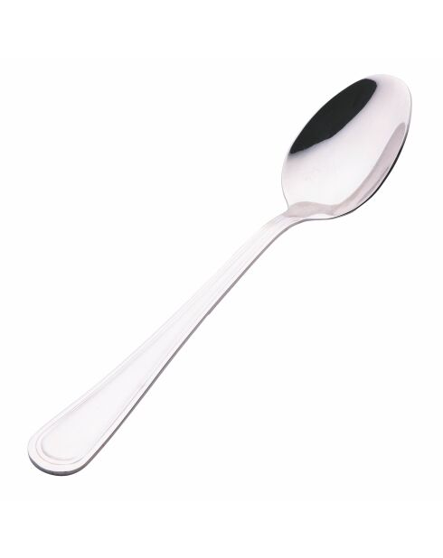 4 Cuillères argenté poli