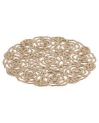 6 Untersetzer aus Rotgold