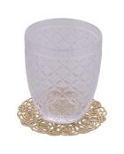 6 Untersetzer aus Rotgold