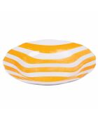 6 oranje soepborden van Versilia porselein - D.22 cm