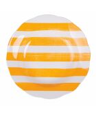 6 oranje soepborden van Versilia porselein - D.22 cm