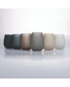 6 grijze Happy Hour waterglazen - 60 cl