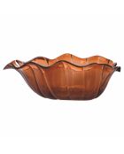 La Cucina bernsteinfarbene Salatschüssel - 32x29x11,5 cm