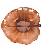 La Cucina bernsteinfarbene Salatschüssel - 32x29x11,5 cm