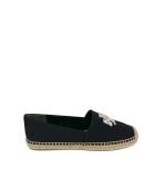 Espadrilles en toile Everly noir/blanc cassé