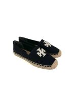 Espadrilles en toile Everly noir/blanc cassé