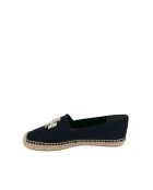 Espadrilles en toile Everly noir/blanc cassé