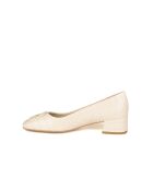 Escarpins en Cuir Pompe de Géorgie crème
