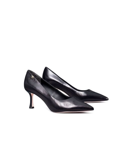 Escarpins en Cuir à bout pointu noirs